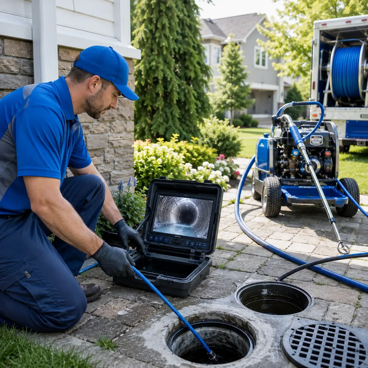 Outdoor drain cleaning professionals serving Tuckasegee, NC